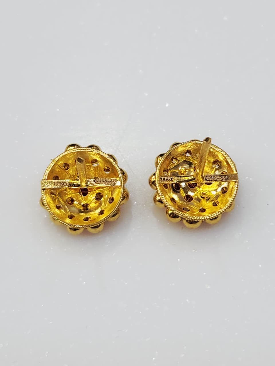 Royal Gold Beads Earrings